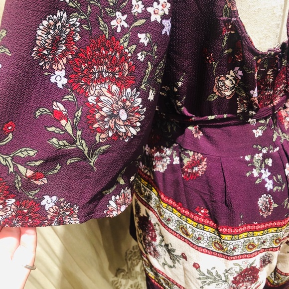 Francesca’s purple backless romper - Picture 3 of 5